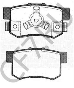 43022-T0G-A01 HEULIEZ Комплект тормозных колодок, дисковый тормоз в городе Королёв