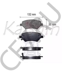 T113501080BA DR Комплект тормозных колодок, дисковый тормоз в городе Королёв