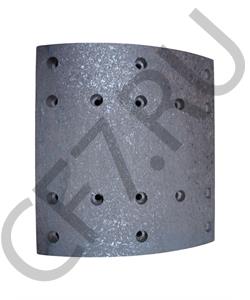 3502407-AOE FAW Накладка тормозная задняя длинная 211*220мм 16 отв. QINYAN FJ6 в городе Королёв