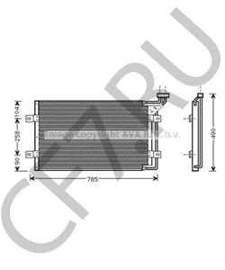 4163920 PLYMOUTH Конденсатор, кондиционер в городе Королёв