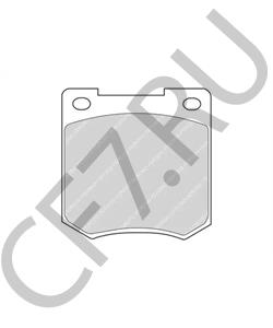 GBP260 MORGAN Комплект тормозных колодок, дисковый тормоз в городе Королёв