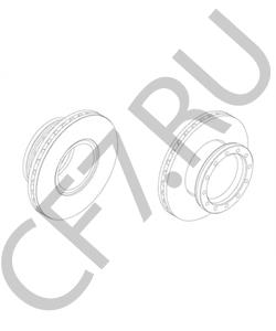 MBR9005 ERF Тормозной диск в городе Королёв