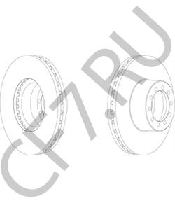 655750 DENNISON Тормозной диск в городе Королёв