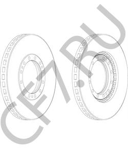 0543541 BREDAMENARINIBUS Тормозной диск в городе Королёв