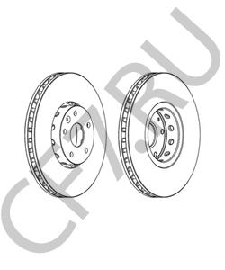 337FA3711 MASERATI Тормозной диск в городе Королёв