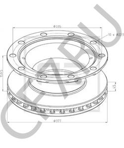 6 500 614 KÖGEL Тормозной диск в городе Королёв