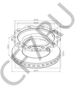 6 501 461 KÖGEL Тормозной диск в городе Королёв