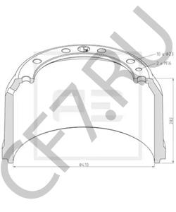 179.25.20.114.11 SETRA Тормозной барабан в городе Королёв