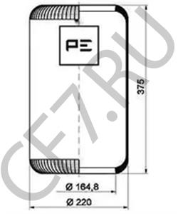 3116983 LEYLAND Кожух пневматической рессоры в городе Королёв