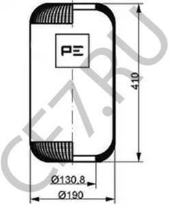 5000288982 HEULIEZ Кожух пневматической рессоры в городе Королёв