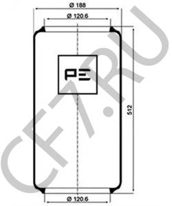 655606-1 DENNIS Кожух пневматической рессоры в городе Королёв