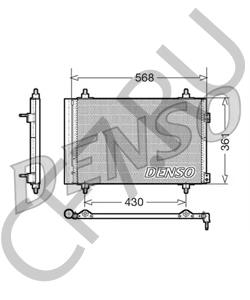 6455CX CITROËN (DF-PSA) Конденсатор, кондиционер в городе Королёв