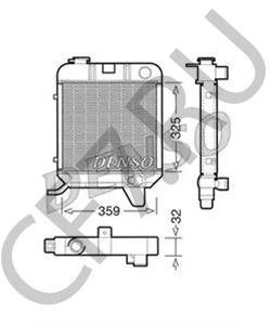 130.112 CAMIDA Термостат ГАЗЕЛЬ дв. Cummins ISF 2.8 5257076, 4983736, 5337967 (t=82C,180F) (, Китай) в городе Королёв