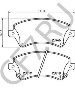 MDK0231 ROMANIA MAN Комплект тормозов, дисковый тормозной механизм в городе Королёв