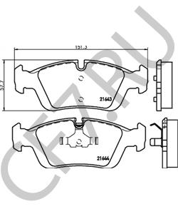 MDK0089 HOLDER Комплект тормозов, дисковый тормозной механизм в городе Королёв