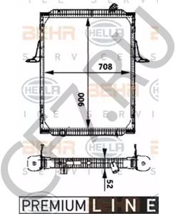 5010315737 Taspo Радиатор МАЗ дв.ЯМЗ-650 (Renault) 63788T-1301010 "ТАСПО" в городе Королёв