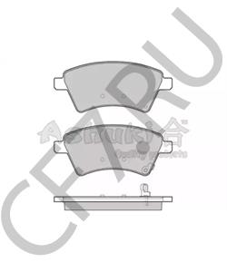 13046027152 Ate 13.0460-2715.2_[71742853] !колодки дисковые п.\ Fiat Sedici, Suzuki SX4 1.5i/1.6i 16V/1.9 DDiS 06> в городе Королёв