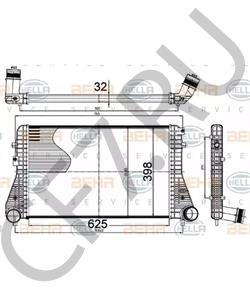 3AA145805A BENTLEY Охладитель наддув. в в городе Королёв