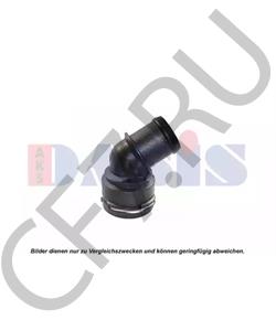 1J0122291 Uroparts ПАТРУБОК РАДИАТОРА ПЛАСТИКОВЫЙ в городе Королёв