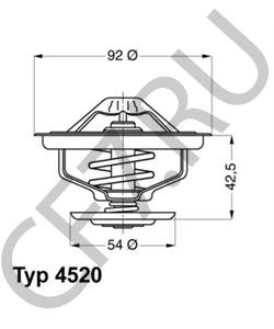 2871 591 M KOMATSU Термостат, охлаждающая жидкость в городе Королёв