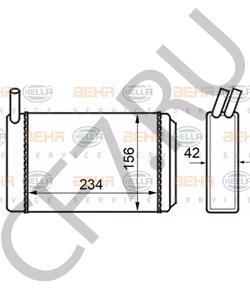 171 819 031 C VW (FAW) Теплообменник, отопление салона в городе Королёв