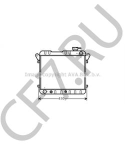 1021521 ZASTAVA Радиатор, охлаждение двигателя в городе Королёв