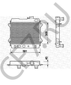 1611509 YUGO Радиатор, охлаждение двигателя в городе Королёв