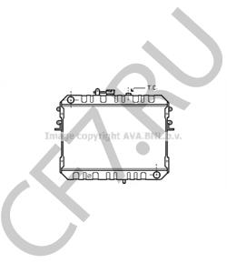 NC11151100 ASIA MOTORS Радиатор, охлаждение двигателя в городе Королёв