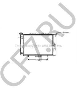 1610462 YUGO Радиатор, охлаждение двигателя в городе Королёв