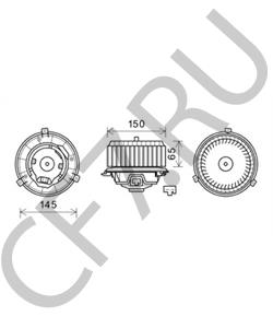 95920148 GMC Вентилятор салона в городе Королёв