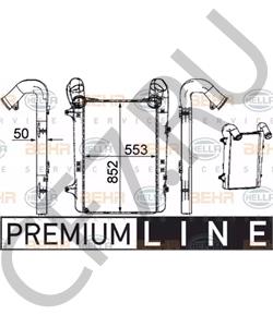 1691392R GINAF Интеркулер в городе Королёв