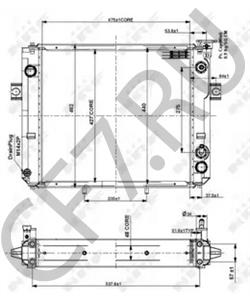 580035841 YALE Радиатор, охлаждение двигателя в городе Королёв