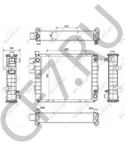 8504627 YALE Радиатор, охлаждение двигателя в городе Королёв