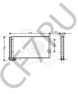 81619206012 AEBI Конденсатор, кондиционер в городе Королёв