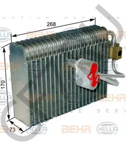 60779421 ALFAROME/FIAT/LANCI Испаритель, кондиционер в городе Королёв