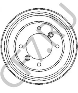 RT21A2200 ROVER Тормозной барабан в городе Королёв