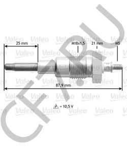 W0041512 POCLAIN Свеча накаливания в городе Королёв