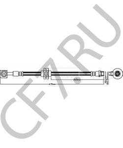13399644 Аксессуары Шланг тормозной усиленный HEL (General Motors ) в городе Королёв