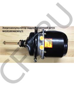 WG9100360303/1 HOWO Энергоаккумулятор задний короткий шток (M16)  в городе Королёв