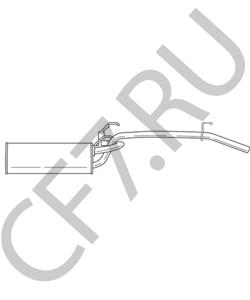 263833 PIAGGIO Глушитель выхлопных газов конечный в городе Королёв