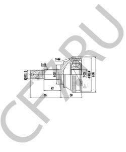 7692993 FIAT / LANCIA Опора, стабилизатор в городе Королёв