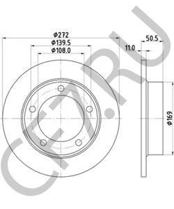 2121-3501070 PEKAR Диск тормозной 2121 'Пекар' в городе Королёв