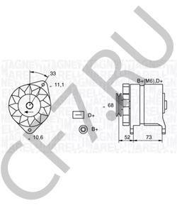 294390900 LAMBORGHINI Генератор в городе Королёв