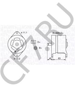 004717509 UNIC-SIMCA Генератор в городе Королёв