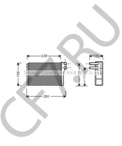 4644531 PLYMOUTH Теплообменник, отопление салона в городе Королёв