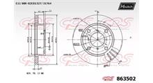 ISUZU Тормозной диск