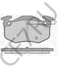 571744S HSV Комплект тормозных колодок, дисковый тормоз в городе Королёв