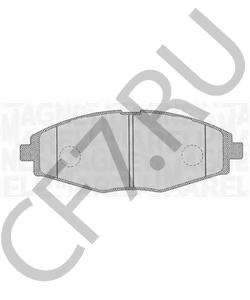 S11-3501080 Hot-Parts КОЛОДКА ТОРМОЗНАЯ ПЕРЕДНЯЯ CH QQ в городе Королёв