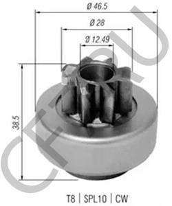 23312-50Y01 DATSUN Привод с механизмом свободного хода, стартер в городе Королёв