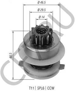 21080370862-0 КЗАТЭ Привод стартера 2108 (КАТЭК) стар/обр в городе Королёв